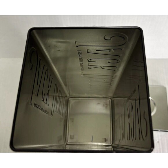 Jack Daniels EMPTY Tin/ Metal Box Tennessee Old No 7 Barware Decor Black/ White - Picture 7 of 11